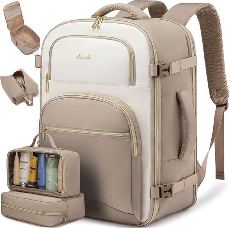 Amazon.com: LOVEVOOK Travel Essentials Carry on Backpack 40L Travels ...