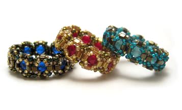 Free Fancy Beaded Ring Tutorials 的图像结果