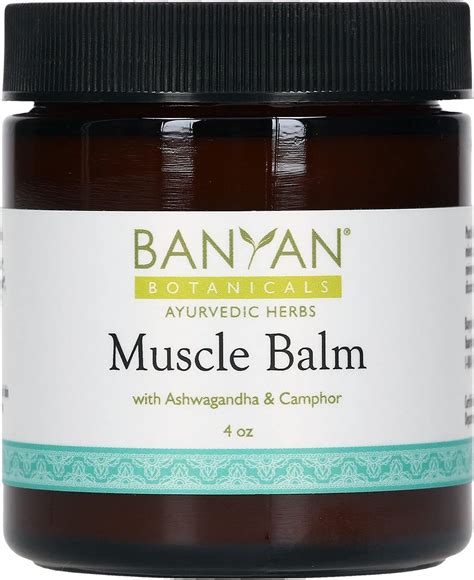 Amazon.com: Banyan Botanicals Muscle Balm – Herbal Balm with Organic ...