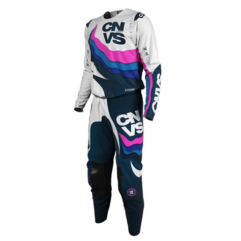 Label Series 10 Custom Motocross Gear - Black - Canvas MX