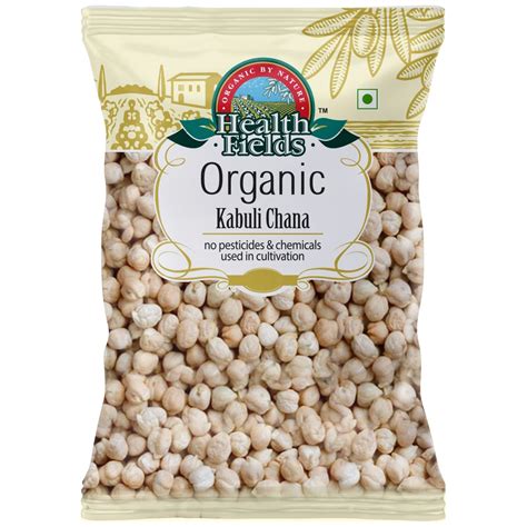 Health Fields Organic Kabuli Chana (Chickpeas) - 1 KG, Heathy Chhole ...
