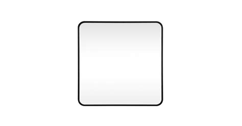 Elegant Lighting MR803030BK Evermore 30" W x 30" H Transitional Square ...