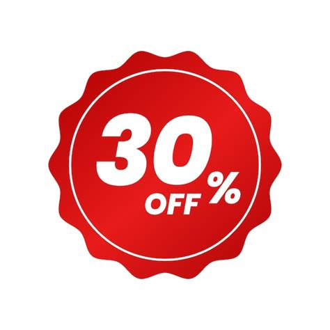 Premium Vector | Discounts 30 percent off