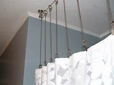 Unique Shower Curtain Rods by Types Of Ceiling Mount Shower Curtain Rod Homesfeed Unique Shower Curtain Rods