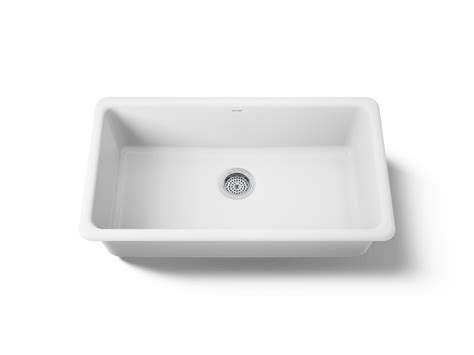 Iron/Tones 33" Top-/Undermount Single-Bowl Kitchen Sink | K-5707 | KOHLER