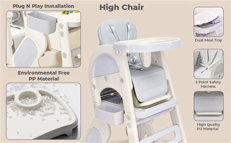 Buy R for Rabbit Grow N Play Kids High Chair 5 in 1 Multifunctional ...