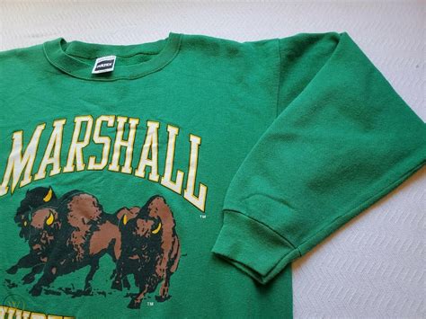 Vintage Marshall University Sweatshirt XL Tultex Thundering Herd MU ...