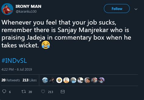 मांजरेकर निकाल रहे थे कमियां तभी जडेजा ने ले लिया विकेट, सोशल मीडिया पर ...