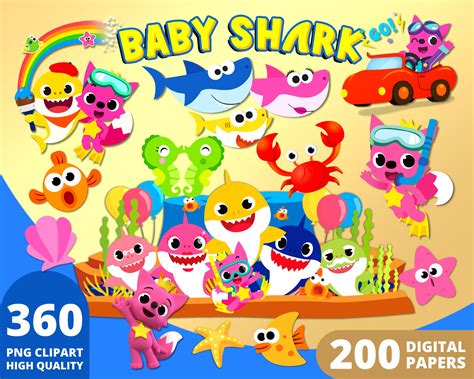 Baby Shark Clipart PNG – CartoonPng