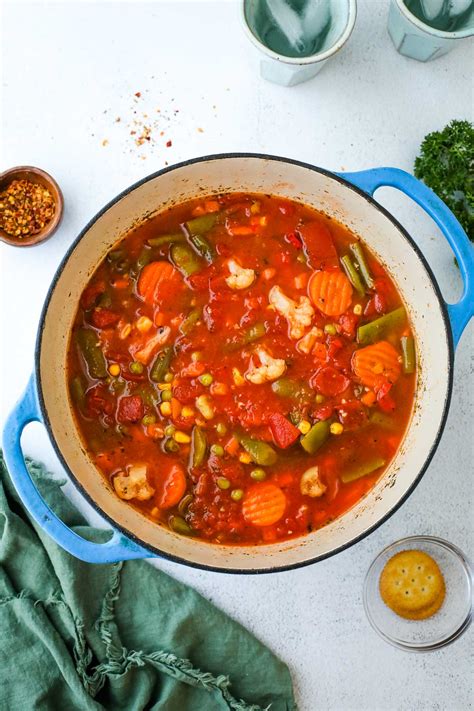 Frozen Vegetable Soup - I Heart Vegetables