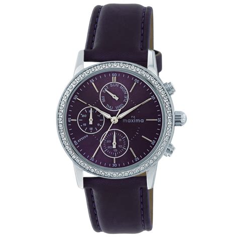 Maxima ATTIVO Women Violet Dial Analogue Watch - 58456LMLI