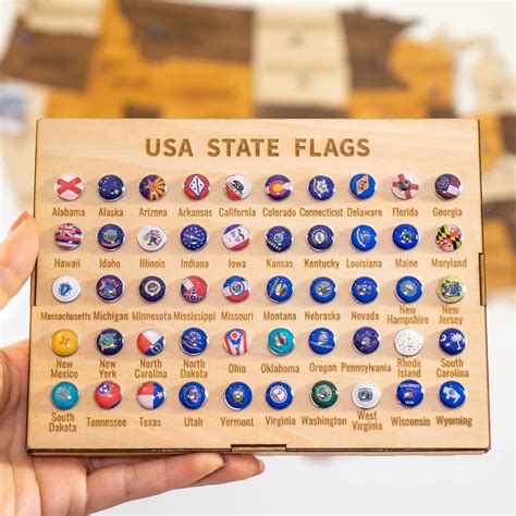 HYPERI 50 US States Push Píns to Mark Travel - India | Ubuy