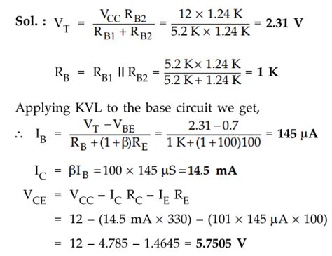 Different Biasing Circuits - Bipolar Junction Transistors (BJT)