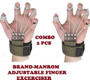 Jakesh (COMBO-2)Finger Gripper Strength Trainer Forearm Exerciser Yoga ...