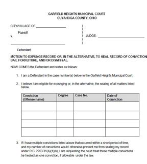 Forms | Garfield Heights Municipal Court