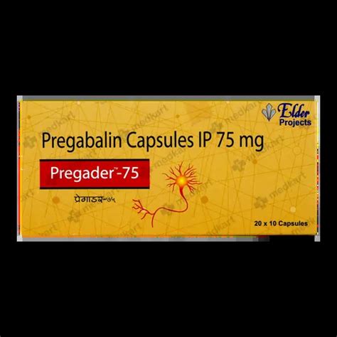 PREGADER 75MG CAPSULE 10'S Price, Uses, Side Effects & Substitutes ...