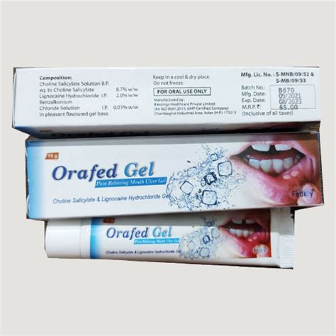 ORAFED Mouth Ulcer Gel Monark Biocare Private Limited