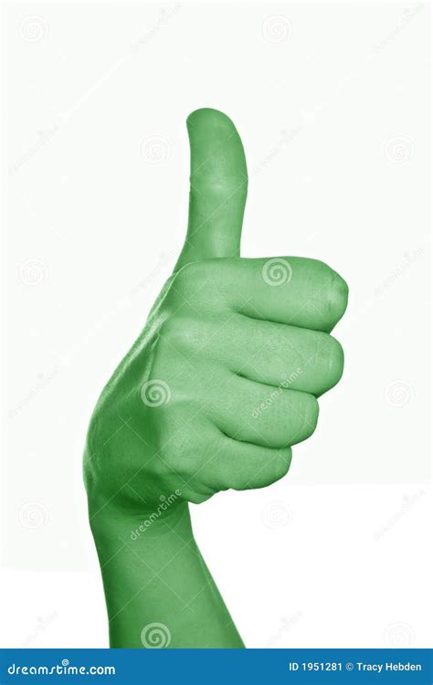 Green Thumbs up stock image. Image of hand, approve, green - 1951281