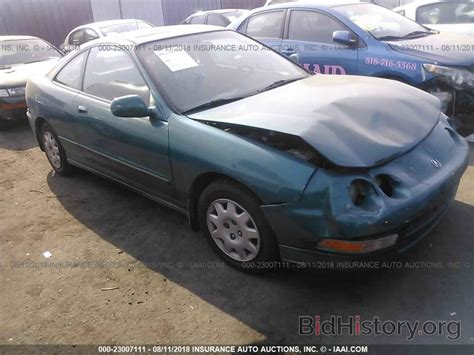 Report JH4DC4457RS028500 ACURA INTEGRA 1994 Green Gasoline - price and damage history