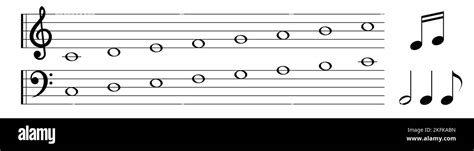 Image result for Treble Clef Whole Notes
