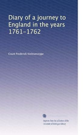 Diary of a journey to England in the years 1761-1762 : Amazon.in: Books
