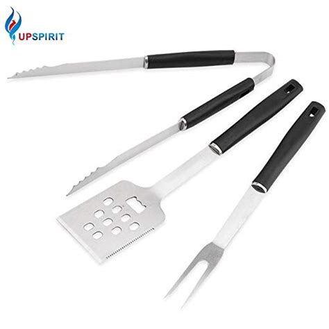 Generic Upspirit 3PCS/Set Stainless Steel BBQ Tools Slotted Turner Food ...