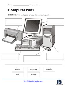 Computer Parts Worksheet 的图像结果