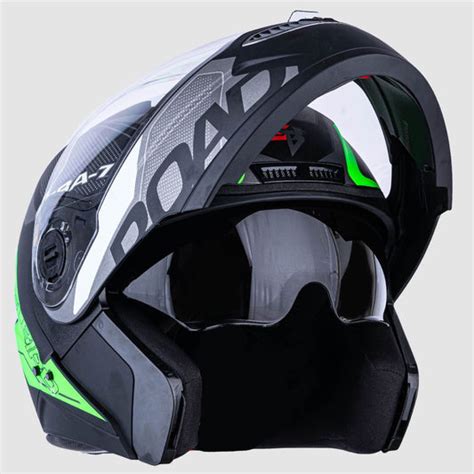 Headfox N2 Air Road Double Visor Helmet | Smart Bluetooth Helmet Online ...