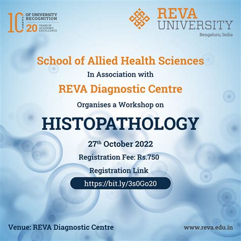 Workshop On Histopathology | REVA University
