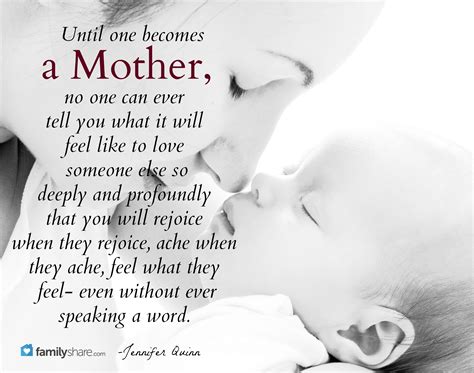 Unil one becomes a Mother, no one can ever tell you what it will feel ...