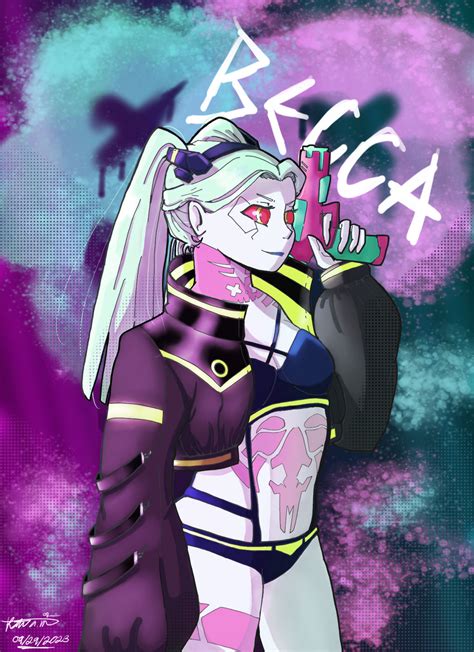 Rebecca Cyberpunk by stardr3ams on DeviantArt