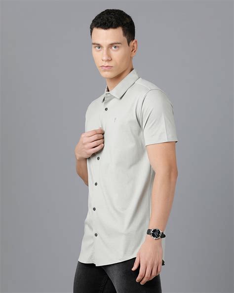 Classic Polo Men's Cotton Blend Striped Half Sleeve Slim Fit Polo Neck