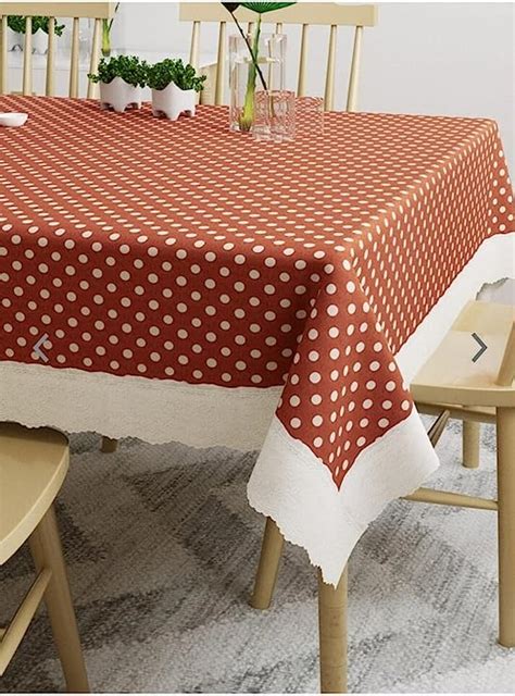 Buy CASA-NEST PVC PVC Rectangular Printed Center Waterproof 4 Seater ...