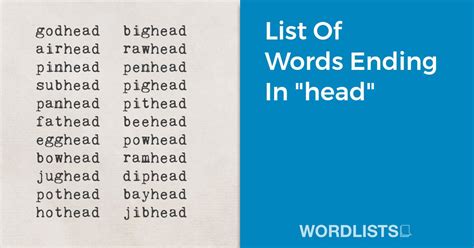 List Of Words Ending In "ie"