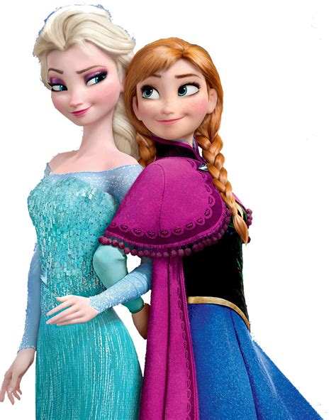 Frozen Anna And Elsa PNG Picture