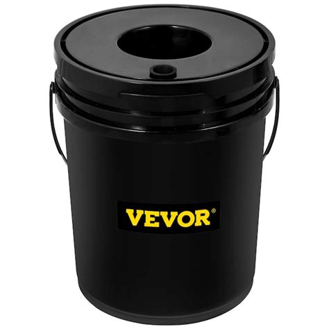 VEVOR 5-Gallon DWC Hydroponic System 8PC Plastic Hydroponic System (15 ...