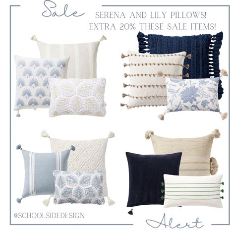 Serena and Lily Sale Pullows | Pillows, Condo decorating, Navy pillows
