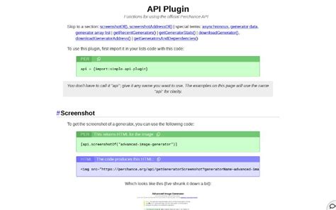 Plugin API Minecraft 的图像结果