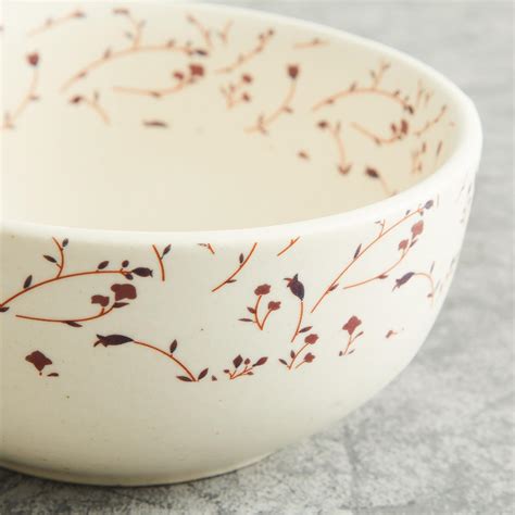 Buy Fiesta Cream Serving Bowl- Stoneware- Microwave Safe -14.5 cm from ...
