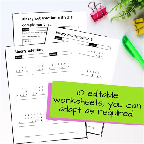 Image result for Binary Table KS3 Math