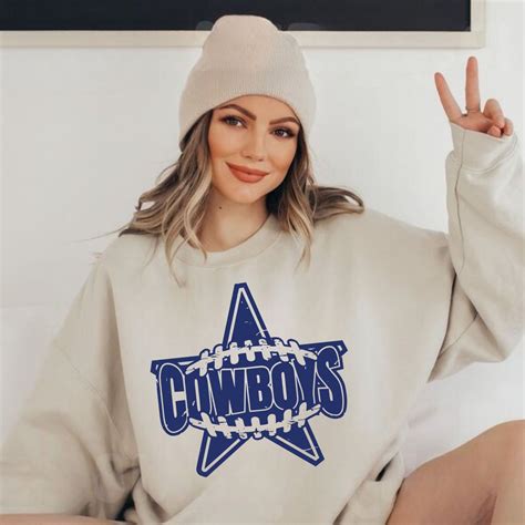 Vintage Cowboys Football Sweatshirt, Dallas Football Fan Gift for ...
