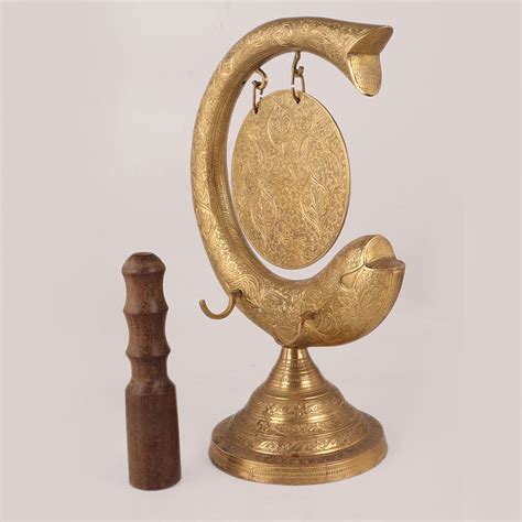 Buy Golden Brass Gong online | IndianShelf