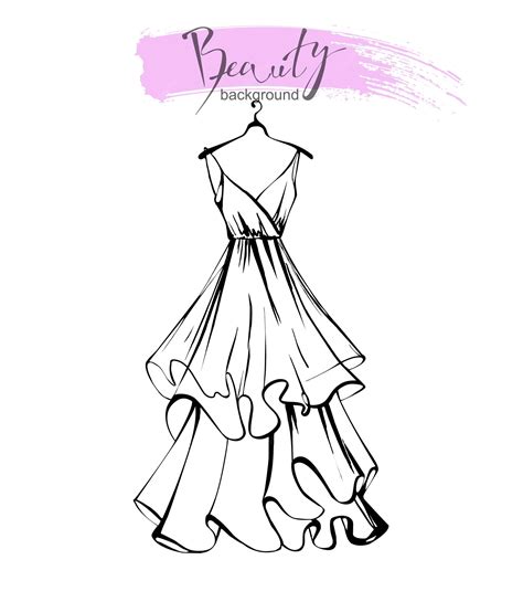Dress Sketches Templates