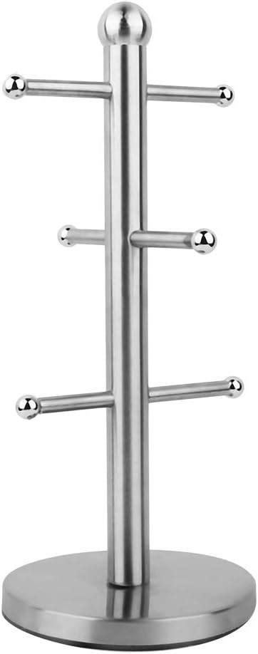 Cyrank Mug Holder Tree, Coffee Mug Holder Stainless Steel 6 India | Ubuy