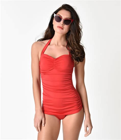 Retro Style Bathing Suit at Alice Hager blog
