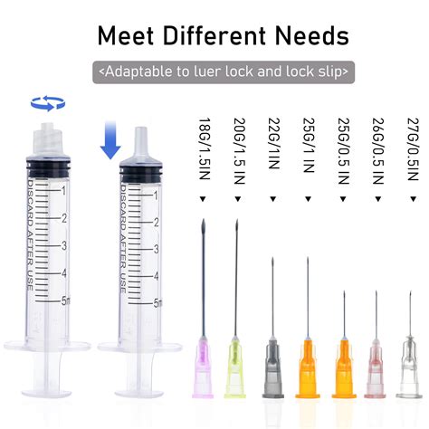 Snapklik.com : 22 Gauge 1 Inch Needle,for Scientific Labs,Industrial ...