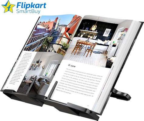 Flipkart SmartBuy Book Holder Stand, Portable Handsfree Reading,Book ...