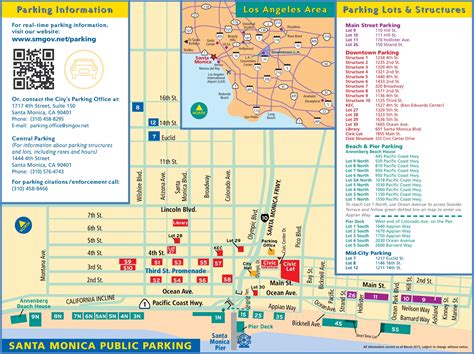 Santa Monica parking map - Ontheworldmap.com