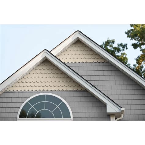 Georgia-Pacific Cedar Spectrum Round Cut Scallop Clay Vinyl Siding ...