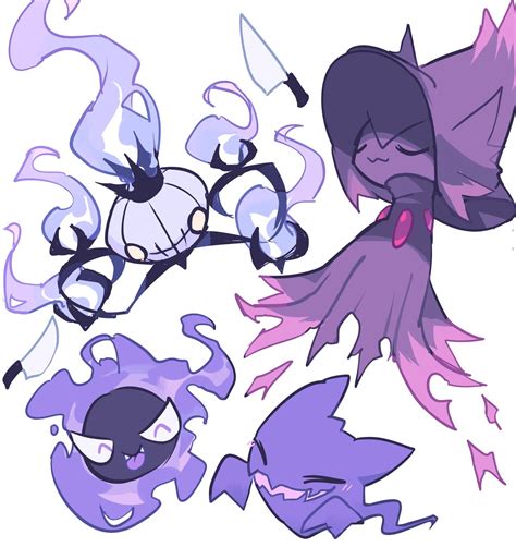 charamells on Twitter | Ghost type pokemon, Ghost pokemon, Cute pokemon ...